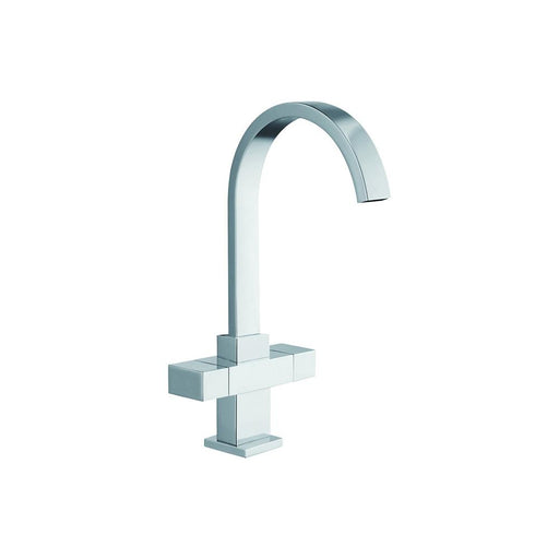 Kitchen Prima Dual Lever Vogue Mixer Tap Chrome