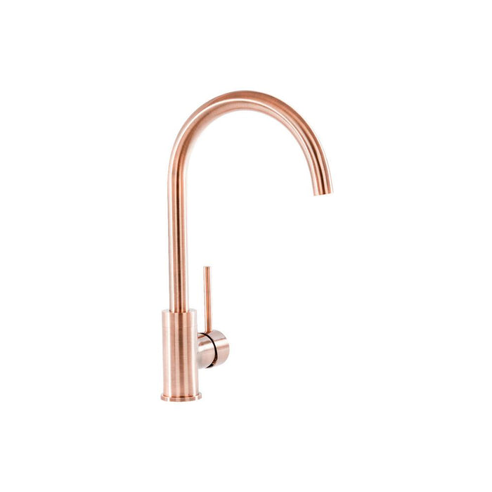 Prima Professional Swan Neck Single Lever Mixer Tap Copper