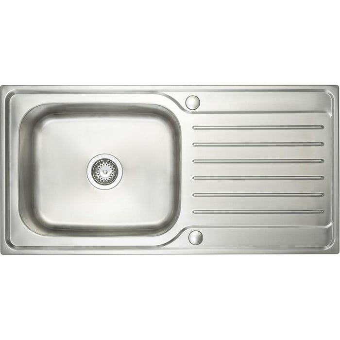 Prima 1.0B 1D REV Deep Bowl Stainless Steel Inset Sink