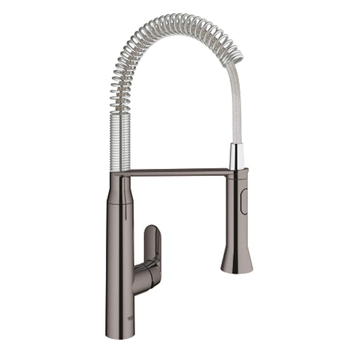 Grohe K7 1/2 Inch Single Lever Sink Mixer Professional Spray with 360 Degree Swivel Range - Unbeatable Bathrooms