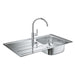 Grohe Bau Kitchen Sink and Tap bundle stainless steel - Unbeatable Bathrooms