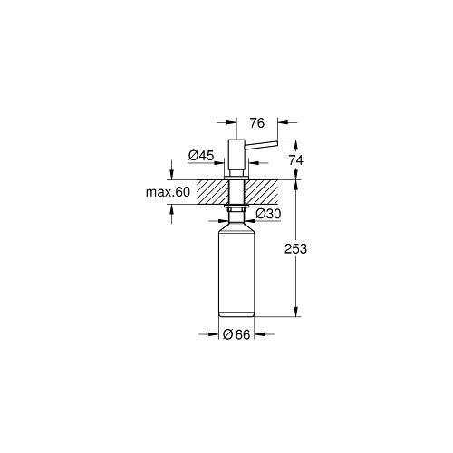 Grohe Cosmopolitan Soap Dispenser - Unbeatable Bathrooms