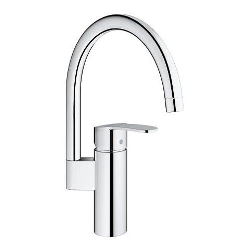 Grohe Eurostyle Cosmopolitan 1/2 Inch Single Lever Chrome Sink Mixer - Unbeatable Bathrooms