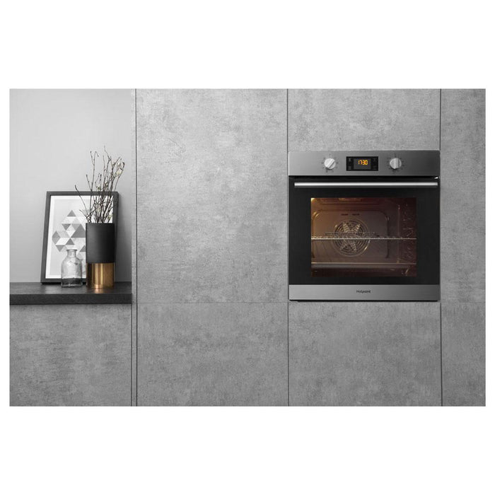 Hotpoint Built In Single Electric Oven - Stainless Steel-additional-image-2