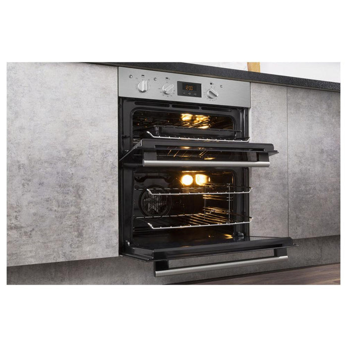 Hotpoint DU2 540 IX Built Under Double Electric Oven - Stainless Steel-additional-image-2