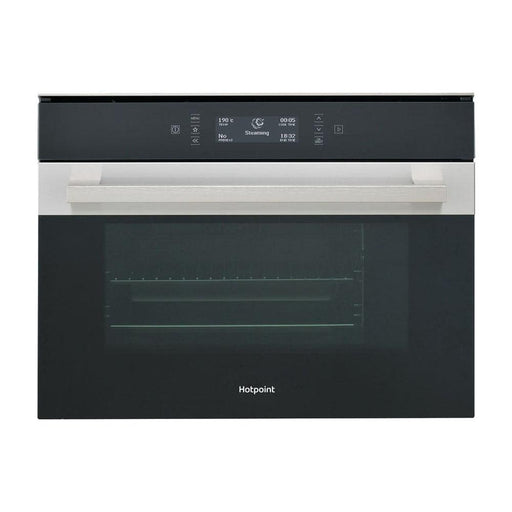 Hotpoint MS 998 IX H Built In Combination Steam Oven - Black & Stainless Steel