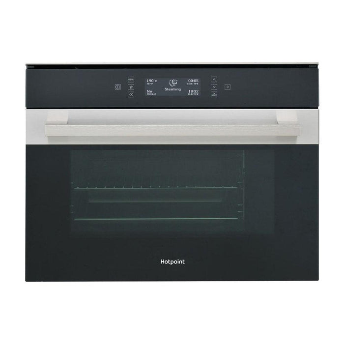 Hotpoint MS 998 IX H Built In Combination Steam Oven - Black & Stainless Steel