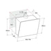 Hotpoint PHVP 8.7F LT K 80cm Angled Glass Chimney Hood - Black-additional-image-1