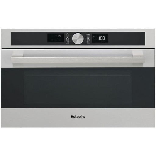 Hotpoint MD 554 IX H Built In Microwave & Grill - Stainless Steel