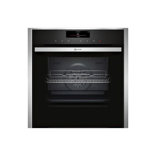 Neff N90 B58VT68H0B Built In Single Slide&Hide&reg; Pyrolytic Oven with VarioSteam - Stainless Steel