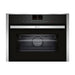 Neff N90 C17FS32H0B Built In Compact Electric Oven with FullSteam - Stainless Steel