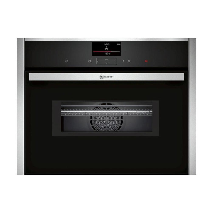 Neff N90 C27MS22H0B Built In Compact Pyrolytic Oven & Microwave - Stainless Steel