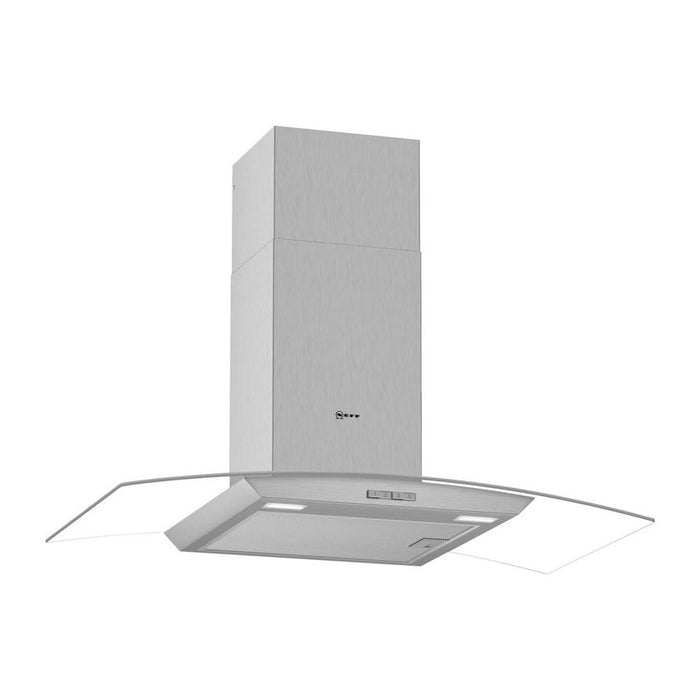 Neff N30 Curved Glass Chimney Hood - Stainless Steel Additional Image 1