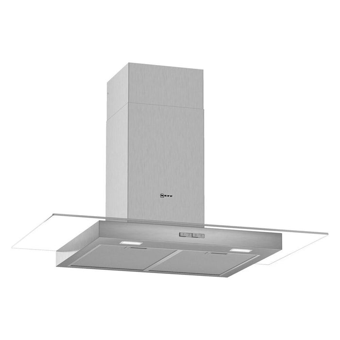 Neff N30 Flat Glass Chimney Hood - Stainless Steel Additional Image 1