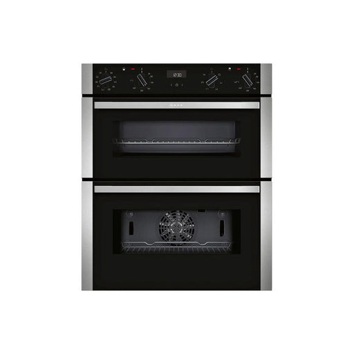 Neff N50 J1ACE4HN0B Built Under Double Electric Oven - Stainless Steel