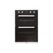Prima+ PRDO302 Black and Stainless Steel Built In Double Electric Oven