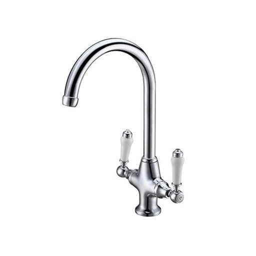 RAK Kitchen Sink Mixer Tap Ceramic Lever - Chrome - Unbeatable Bathrooms