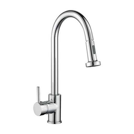RAK Madrid Pull Out Kitchen Sink Mixer Tap Side Lever - Chrome - Unbeatable Bathrooms