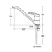 Armitage Shanks Sandringham Sink Mixer 1 Hole, Lever Operated with Single Flow Swivel Spout - Unbeatable Bathrooms