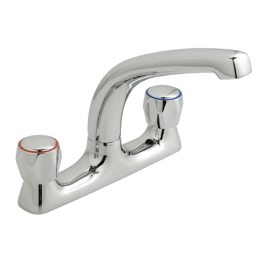 Bliss Astra 2 Hole Sink Mixer with Swivel Spout - Unbeatable Bathrooms