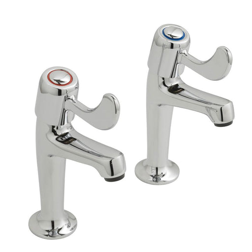 Bliss Astra Kitchen Pillar Taps High Neck 1/2" - Unbeatable Bathrooms